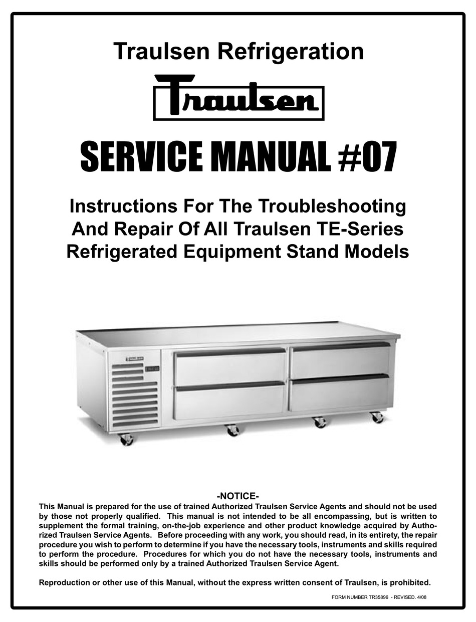 TRAULSEN TE SERIES SERVICE MANUAL Pdf Download ManualsLib