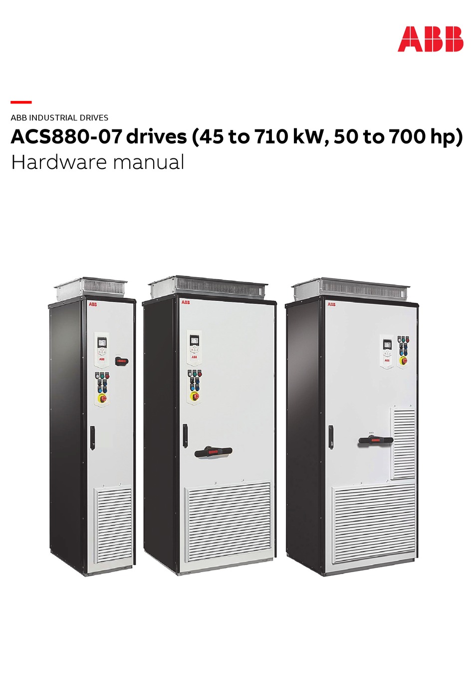 ABB ACS880-07 SERIES HARDWARE MANUAL Pdf Download | ManualsLib