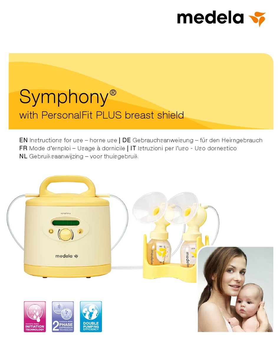 Medela Symphony Instructions For Use Manual Pdf Download Manualslib