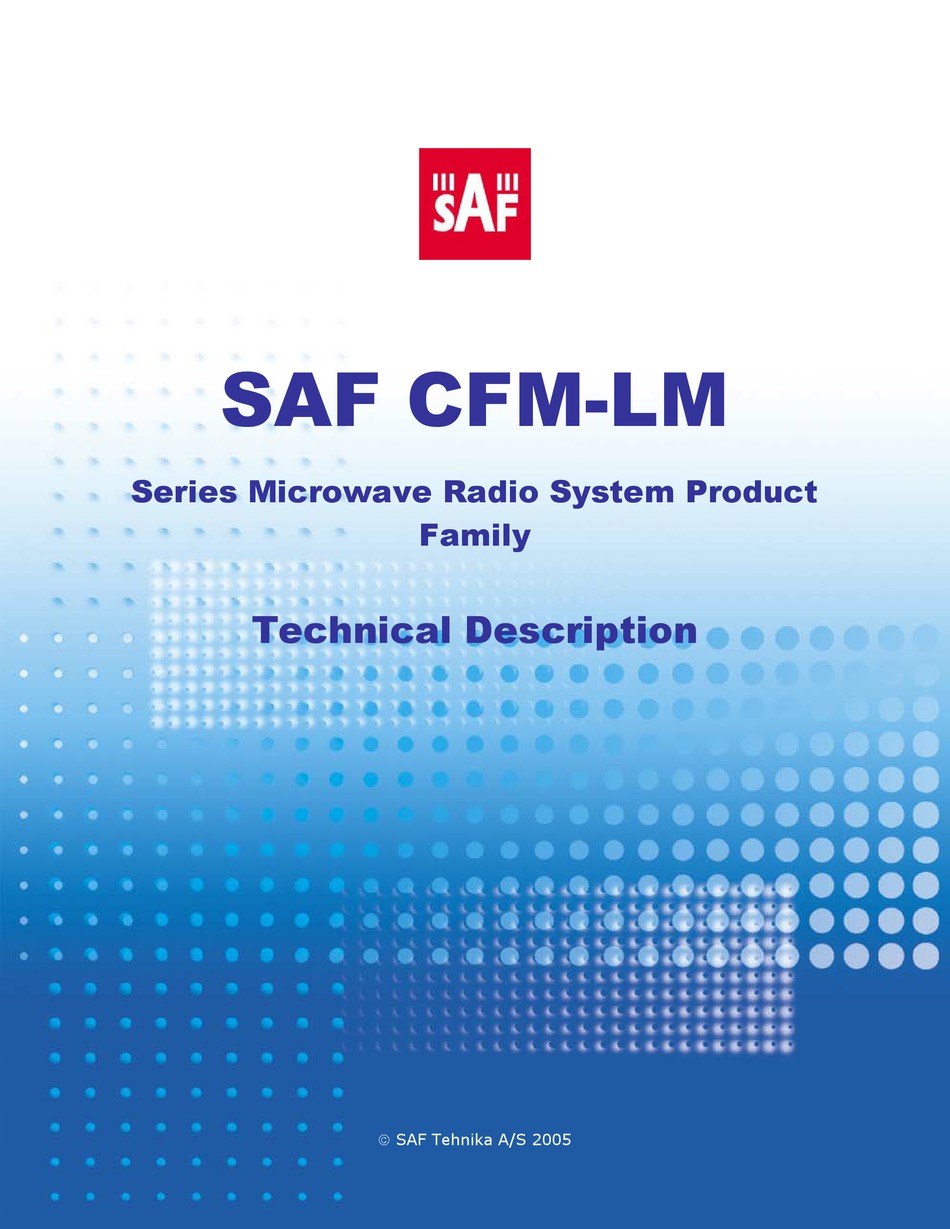 SAF CFMLM SERIES TECHNICAL DESCRIPTION Pdf Download ManualsLib