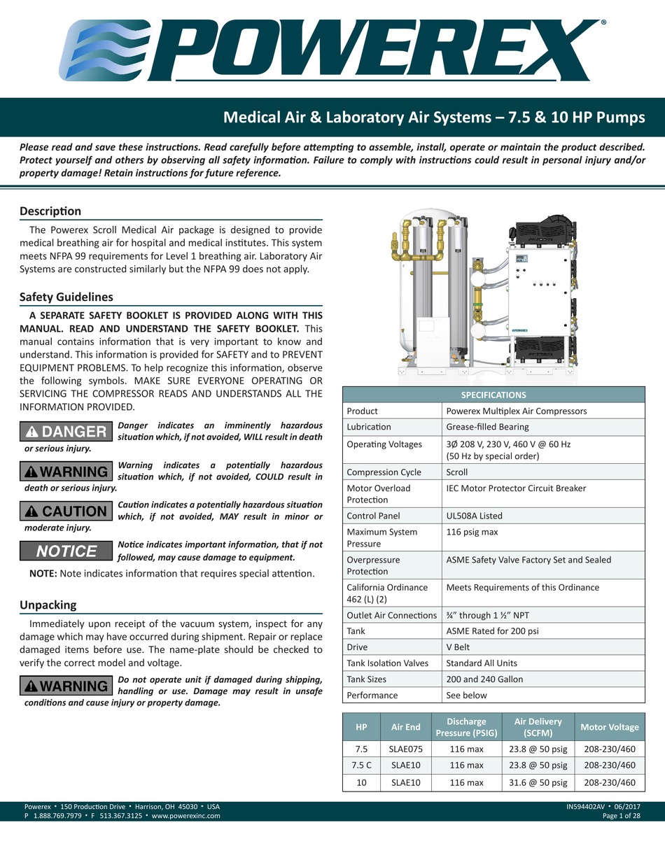 POWEREX SLAE075 MANUAL Pdf Download ManualsLib