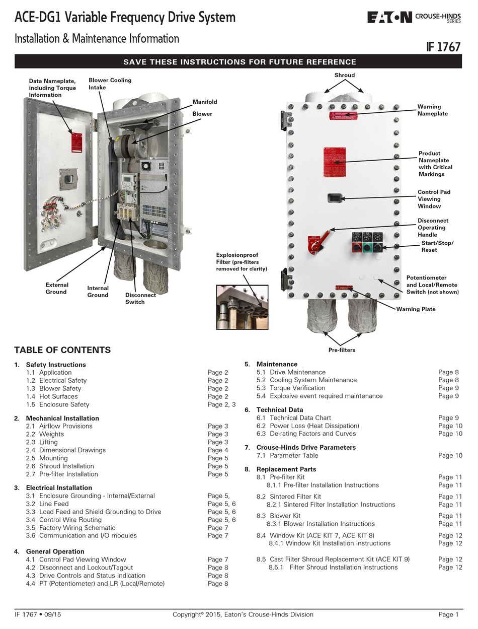 EATON CROUSE-HINDS SERIES INSTALLATION & MAINTENANCE INFORMATION Pdf ...