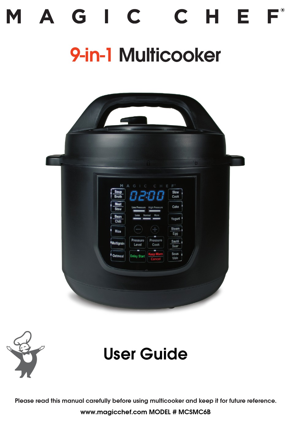 magic chef pressure cooker