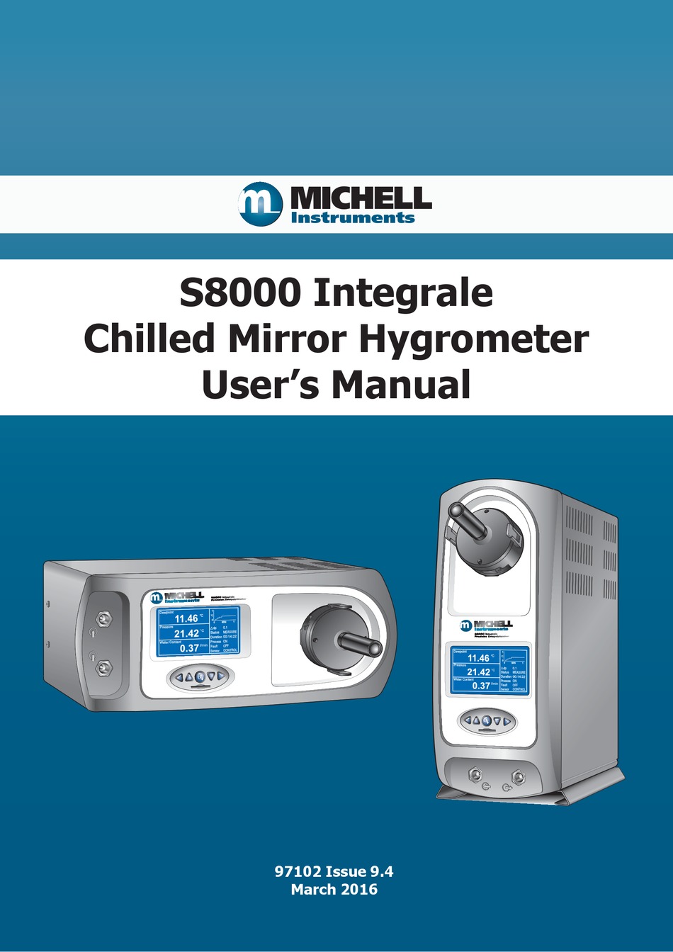 Michell Instruments S8000 User Manual Pdf Download Manualslib