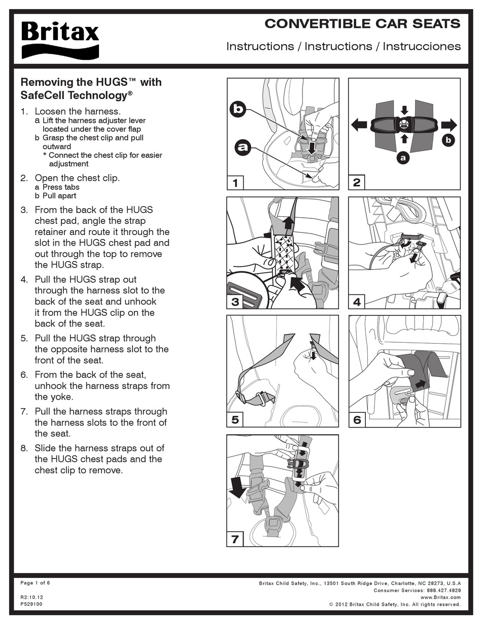 britax hugs pads