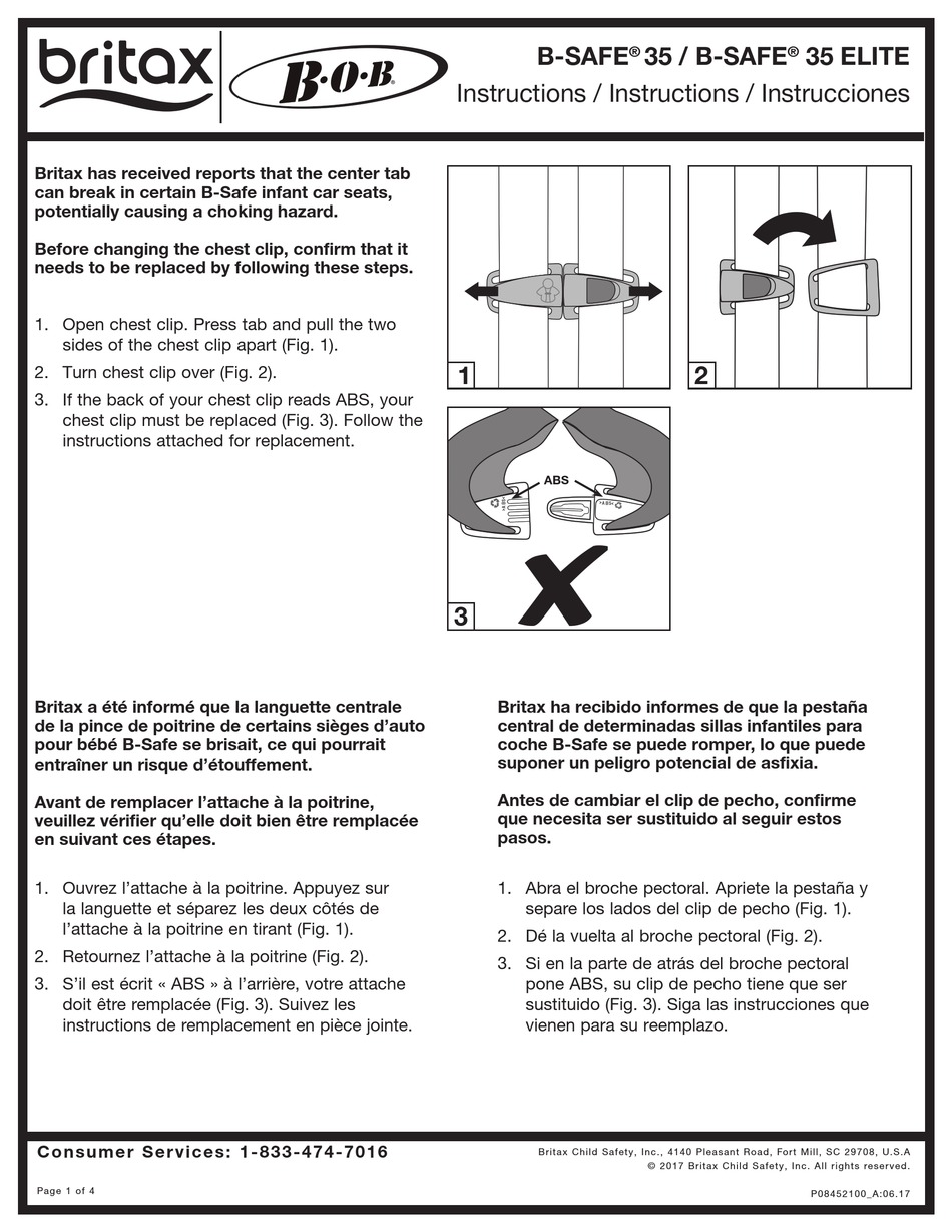 britax chaperone instruction manual