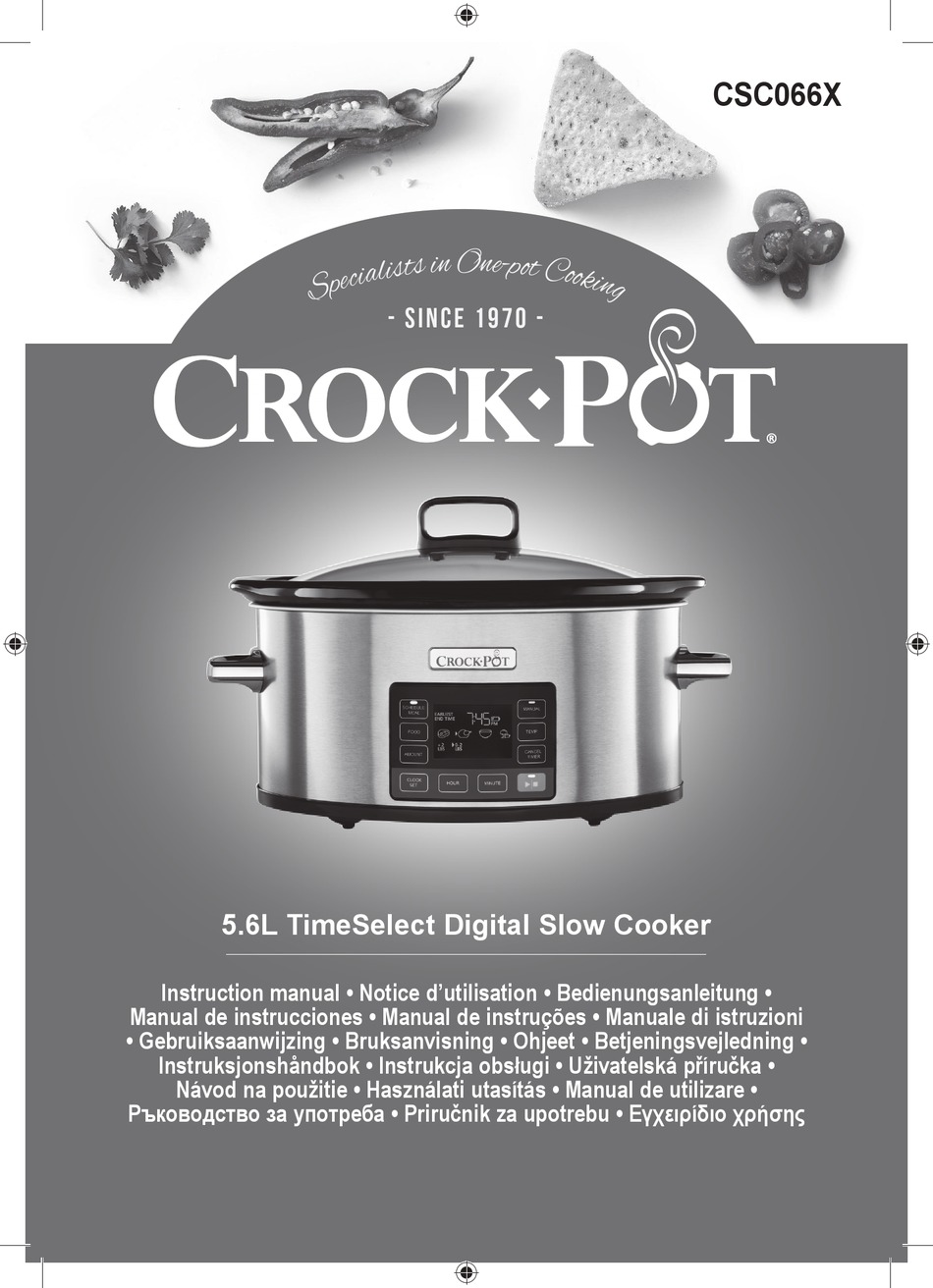 Oster Crock Pot Manual