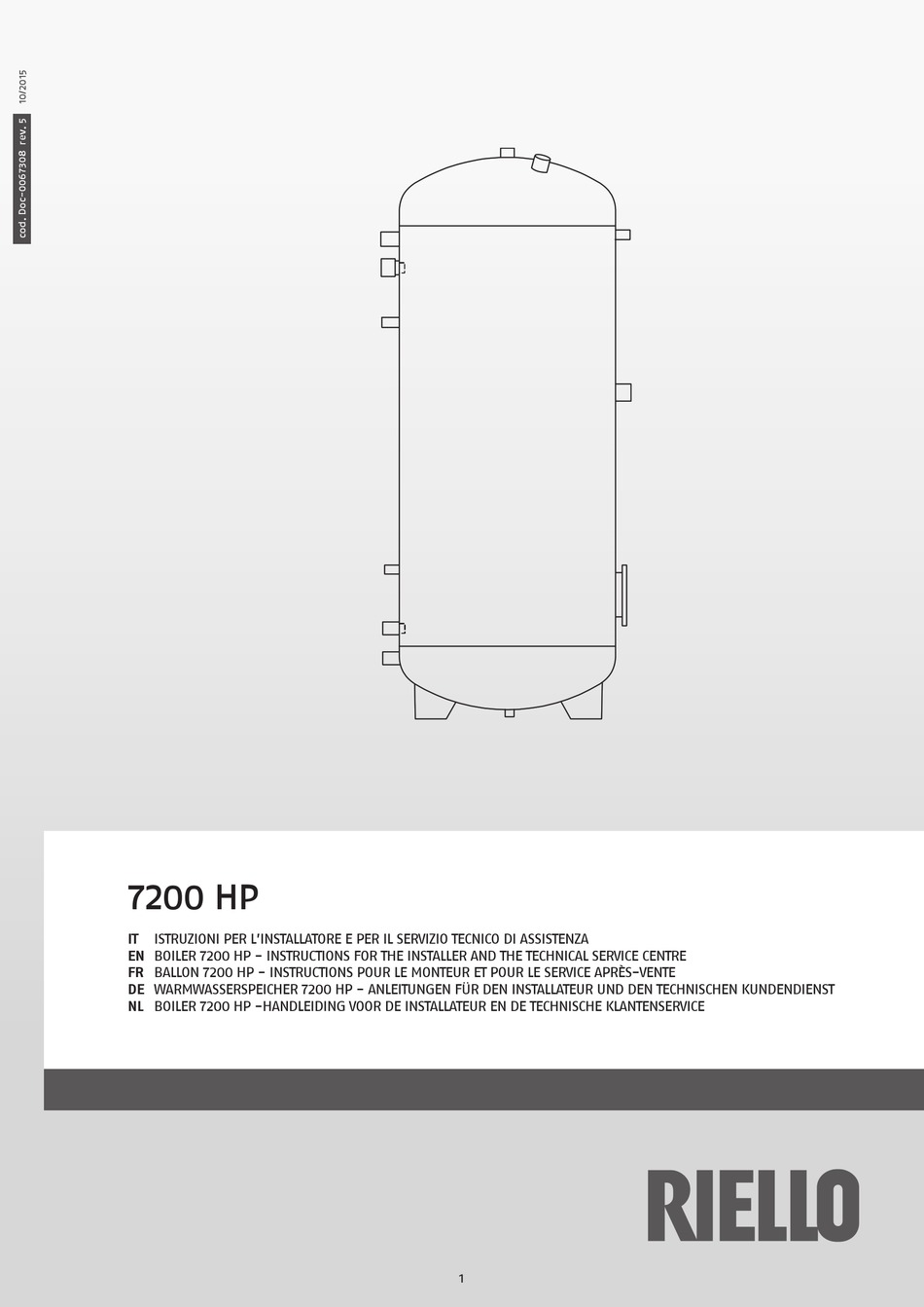 riello-7200-hp-series-instructions-for-the-installer-and-the-technical
