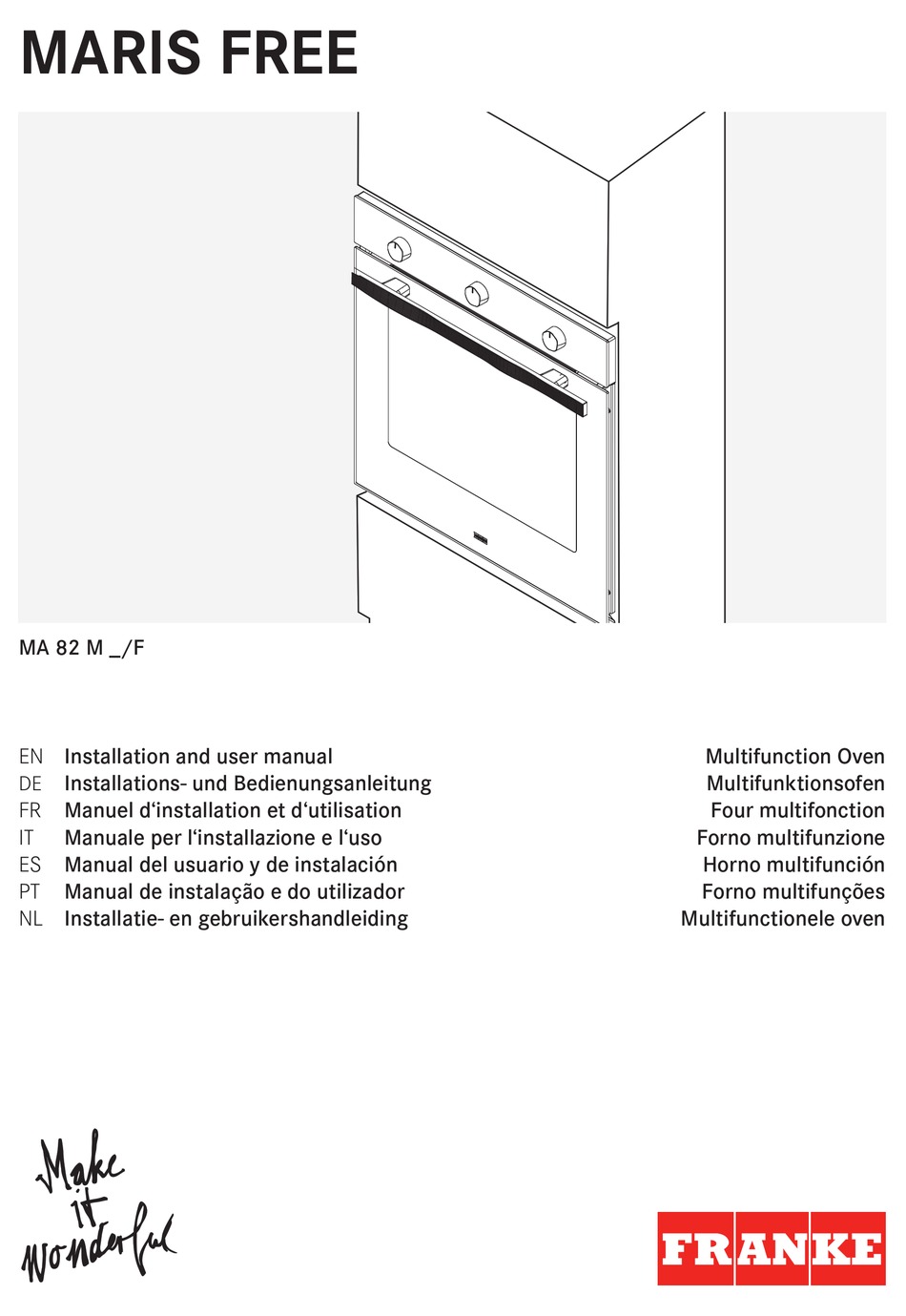 Disposal; Cookings Tested; How To Read The Cooking Table - Franke Maris Free  Installation And User Manual [Page 16] | ManualsLib