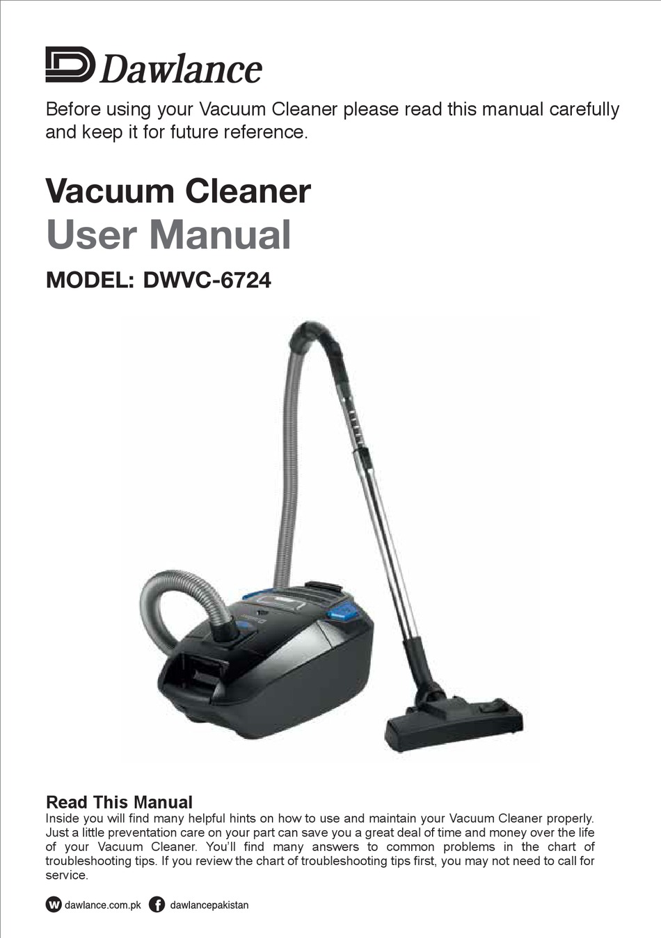 DAWLANCE DWVC-6724 USER MANUAL Pdf 