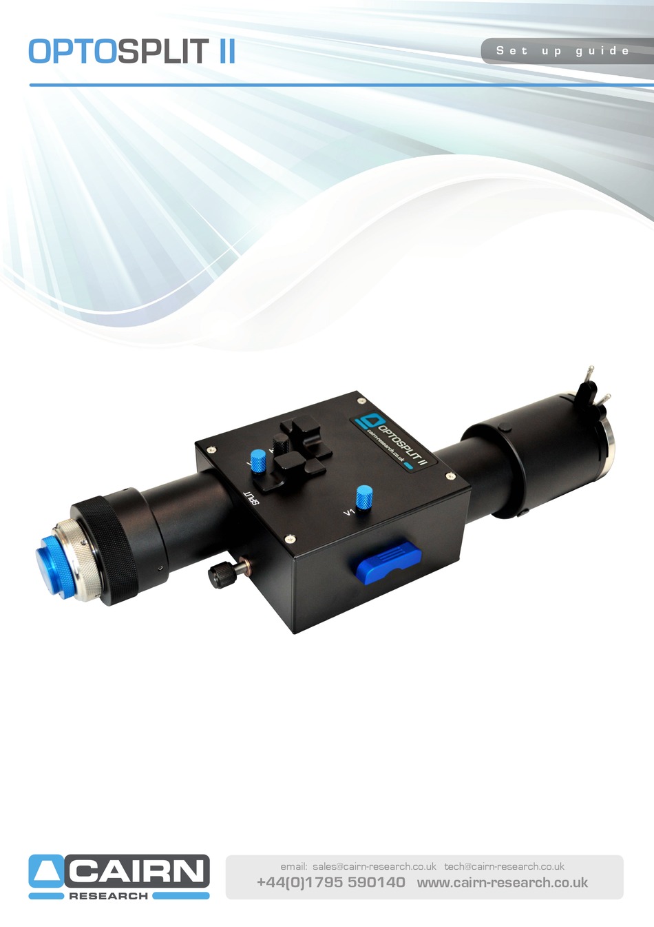CAIRN OPTOSPLIT II SETUP MANUAL Pdf Download ManualsLib