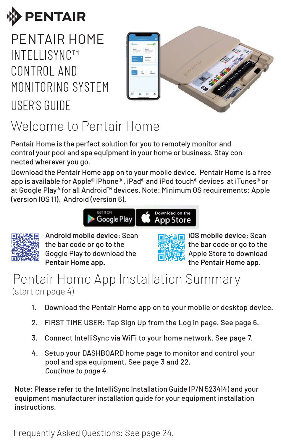 pentair screenlogic interface wireless link troubleshooting