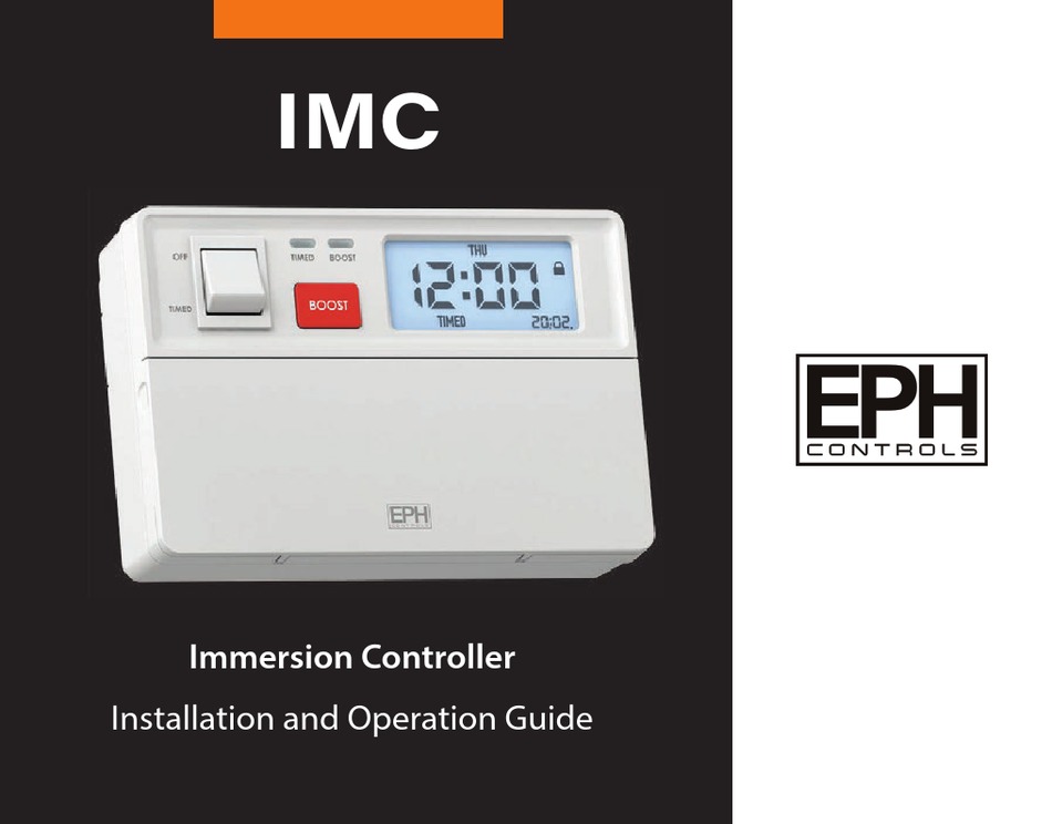 EPH CONTROLS IMC INSTALLATION AND OPERATION MANUAL Pdf Download