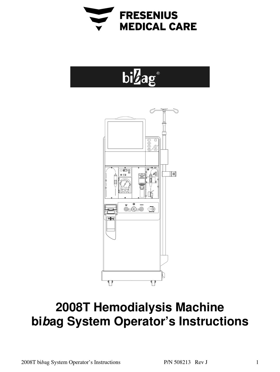 fresenius-medical-care-bibag-508213-operator-instructions-manual-pdf