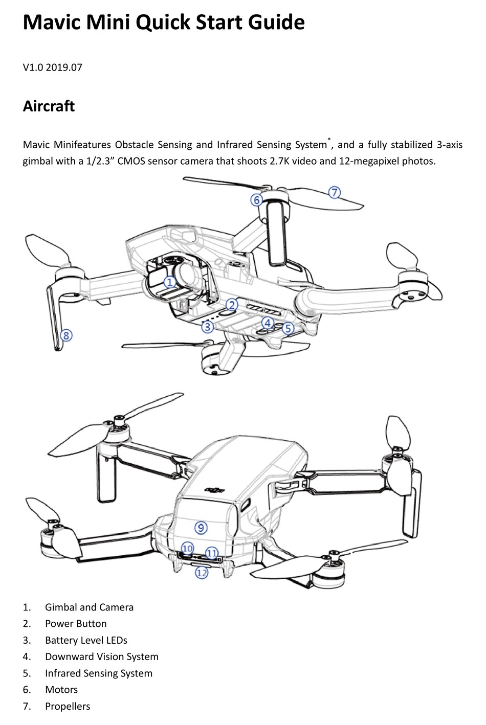 mavic mini 2 quick start guide