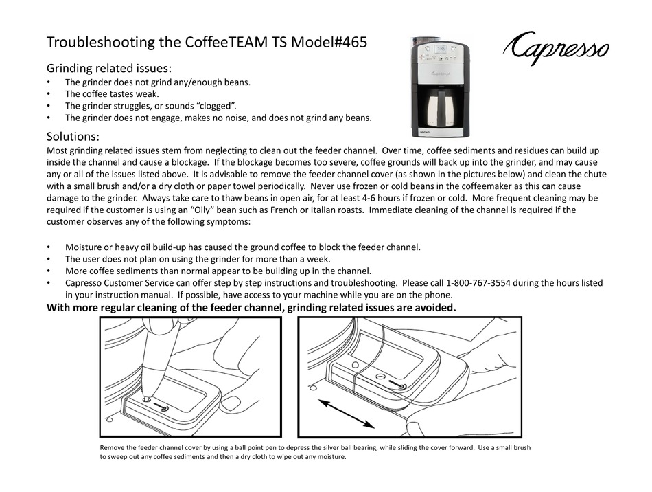 CAPRESSO COFFEETEAM TS 465 