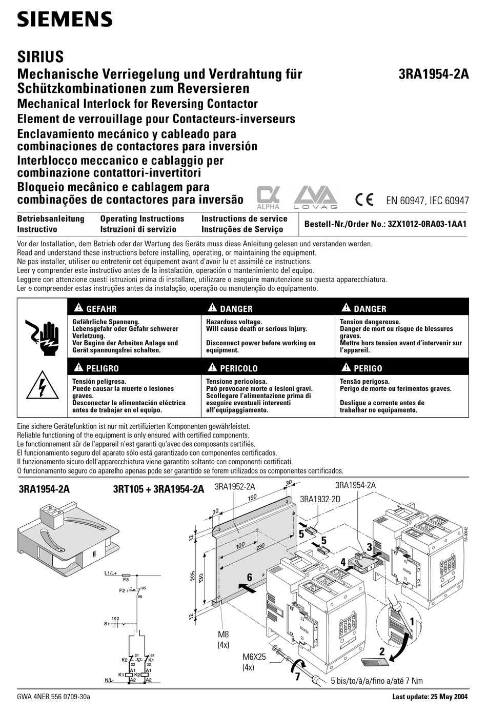 Siemens Sirius Operating Instructions Pdf Download Manualslib