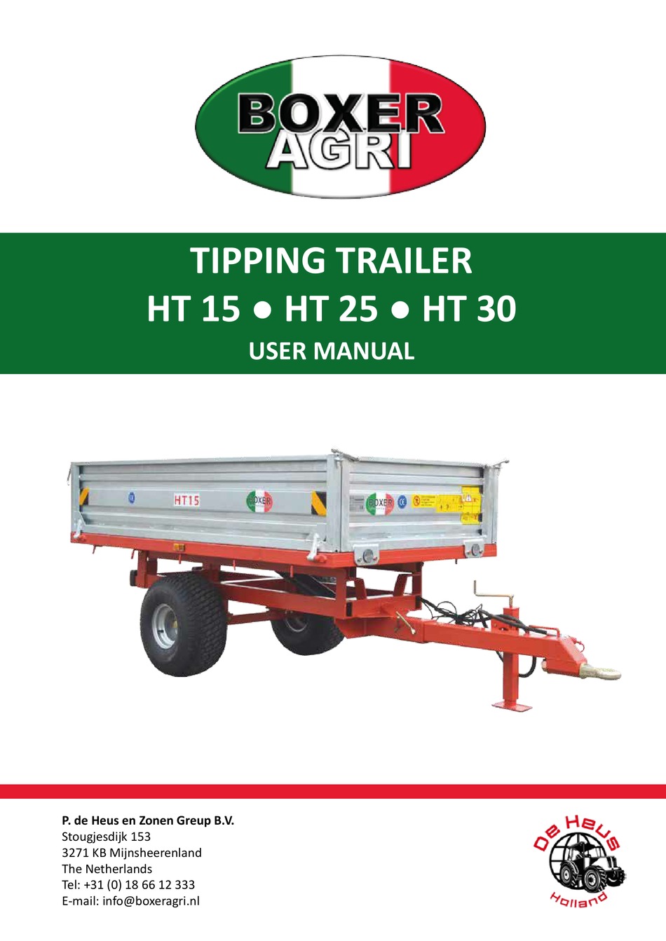 BOXER HT 15 USER MANUAL Pdf Download ManualsLib