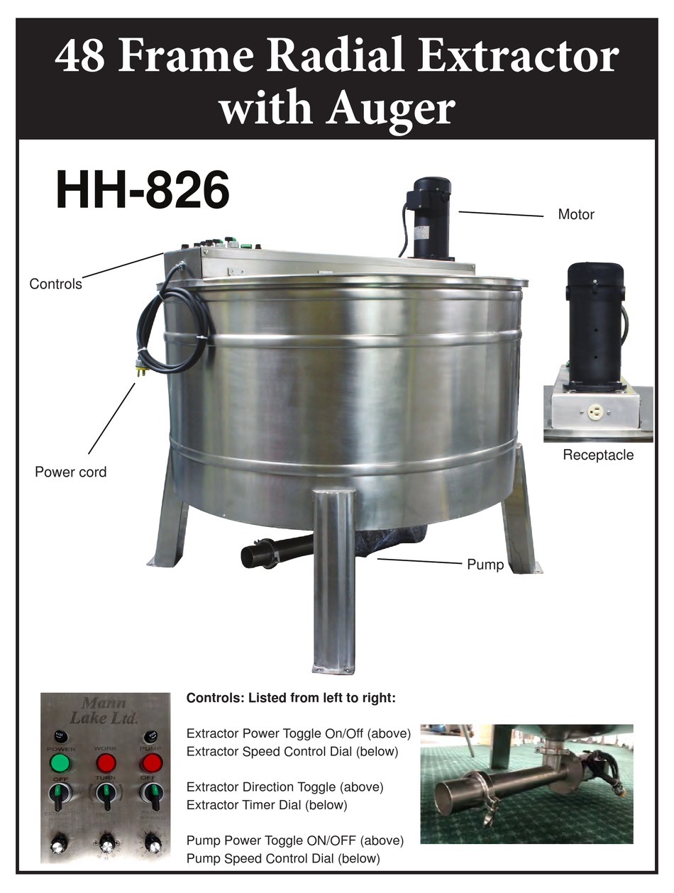 MANN LAKE HH826 QUICK MANUAL Pdf Download ManualsLib