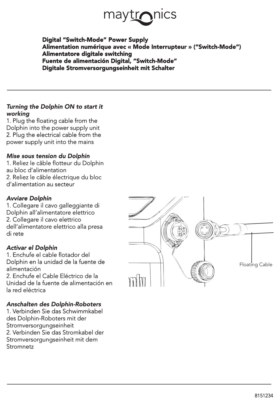 MAYTRONICS DOLPHIN NAUTILUS MANUAL Pdf Download ManualsLib