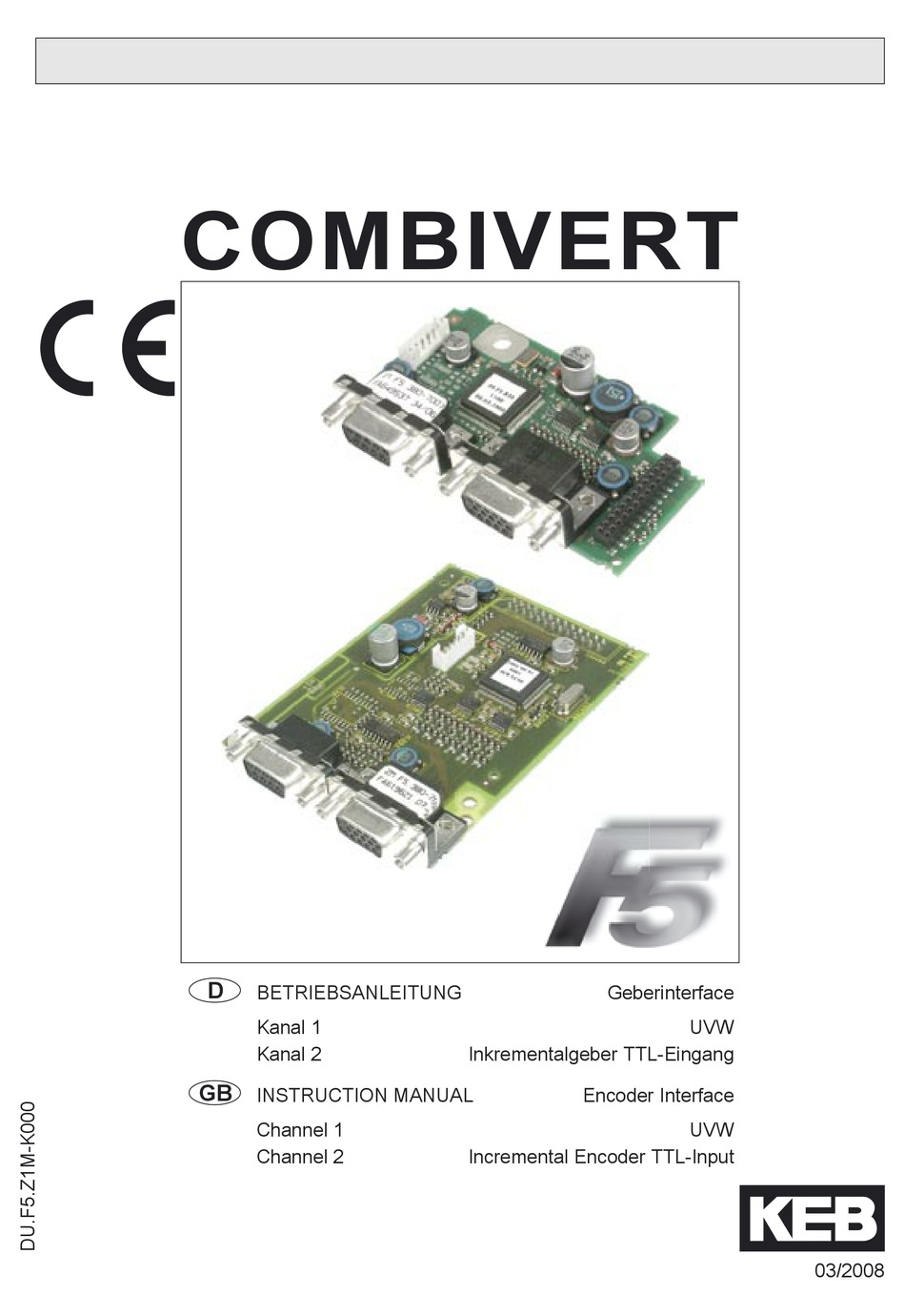 Keb Combivert F5 Instruction Manual Pdf Download Manualslib