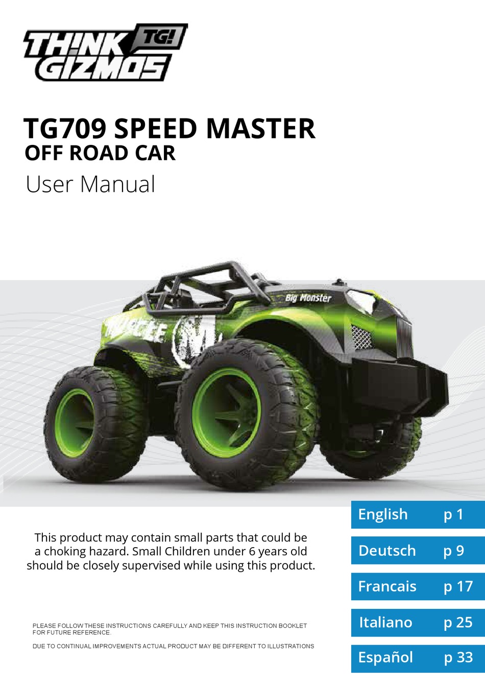 THINK GIZMOS SPEED MASTER USER MANUAL Pdf Download ManualsLib