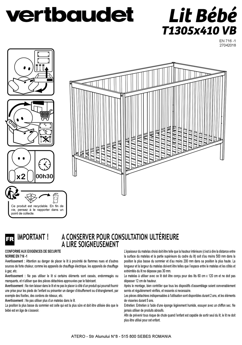 Vertbaudet Poupon Manual Pdf Download Manualslib