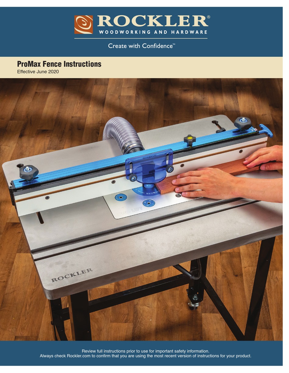 ROCKLER PROMAX FENCE INSTRUCTIONS MANUAL Pdf Download ManualsLib