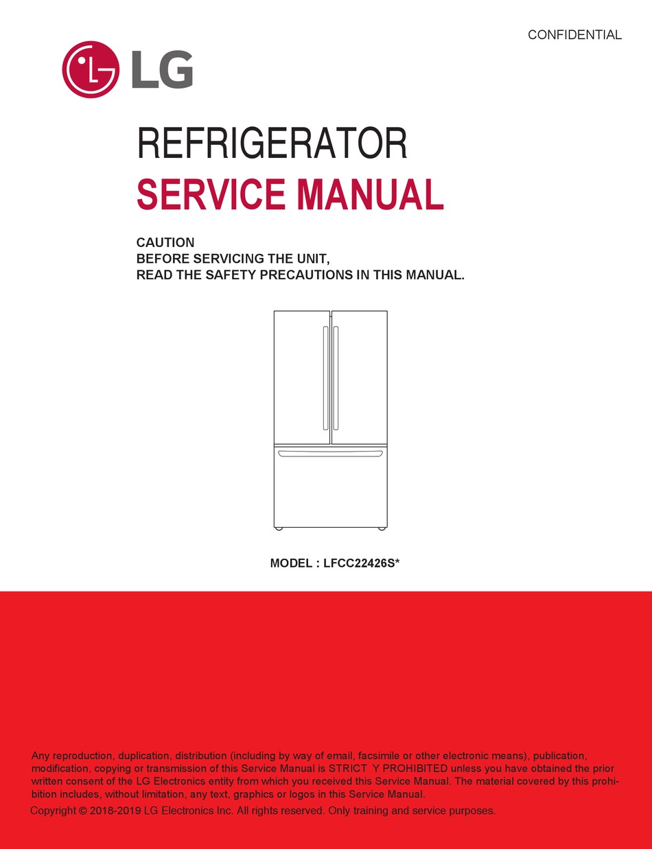 LG LFCC22426S SERVICE MANUAL Pdf Download | ManualsLib