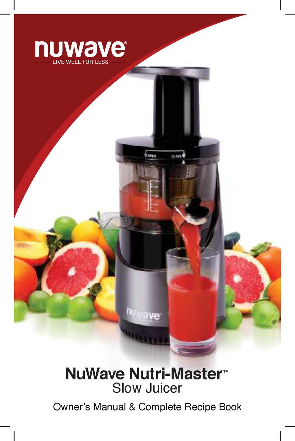 NUWAVE NUTRIMASTER OWNER