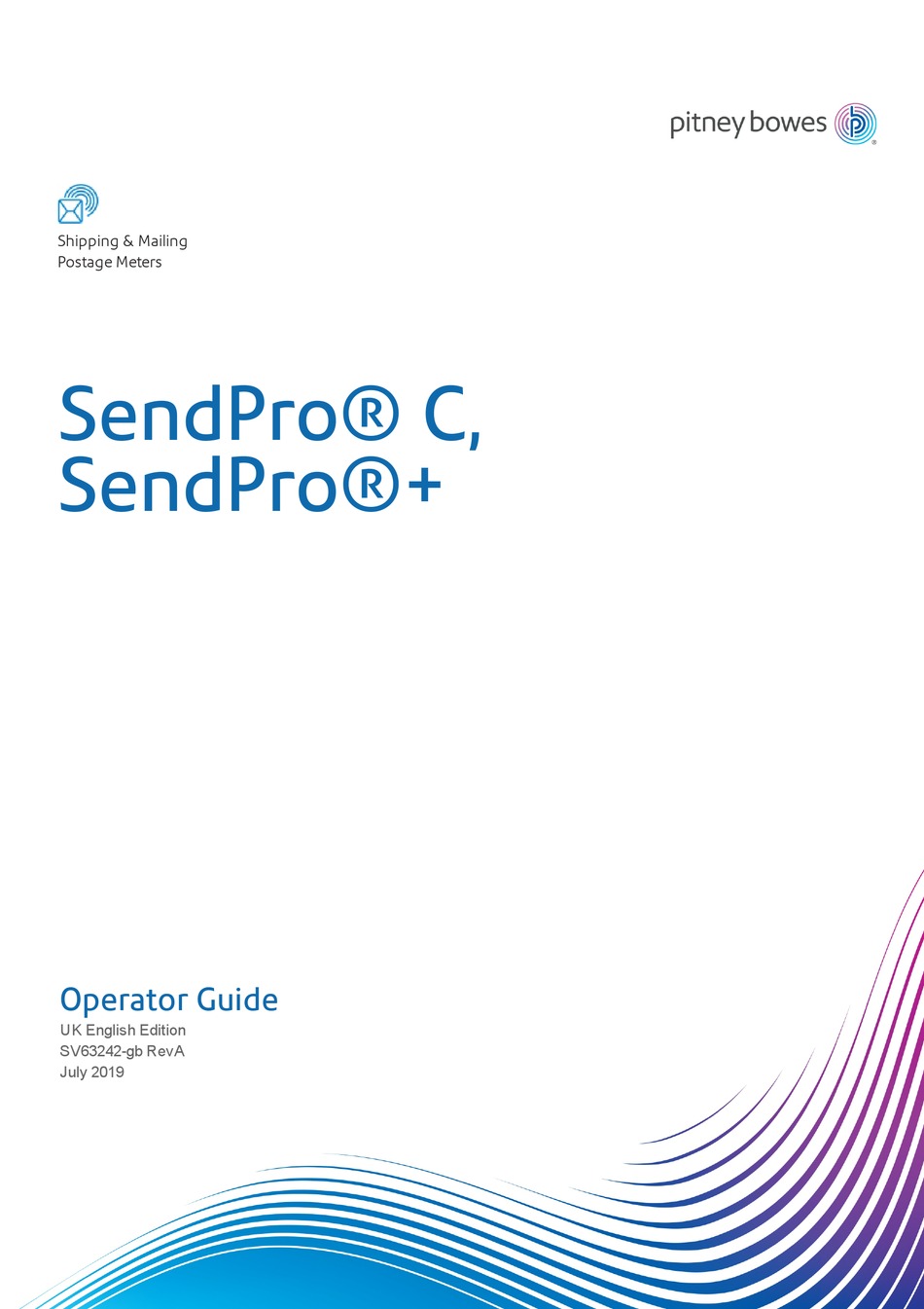 PITNEY BOWES SENDPRO C OPERATOR'S MANUAL Pdf Download ManualsLib