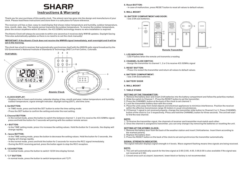 sharp-spc936-instructions-warranty-pdf-download-manualslib