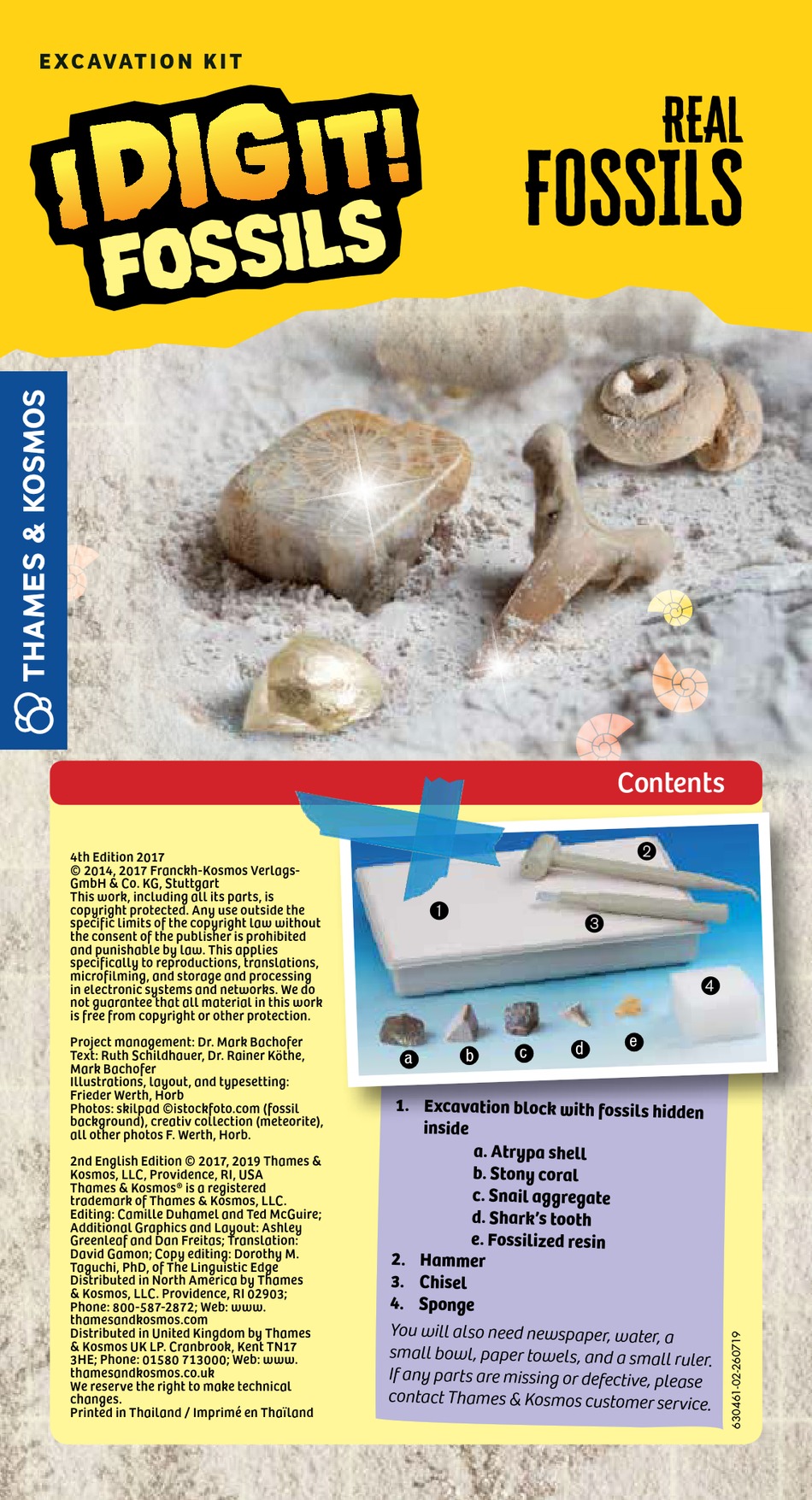 THAMES KOSMOS IGIGIT FOSSILS MANUAL Pdf Download ManualsLib