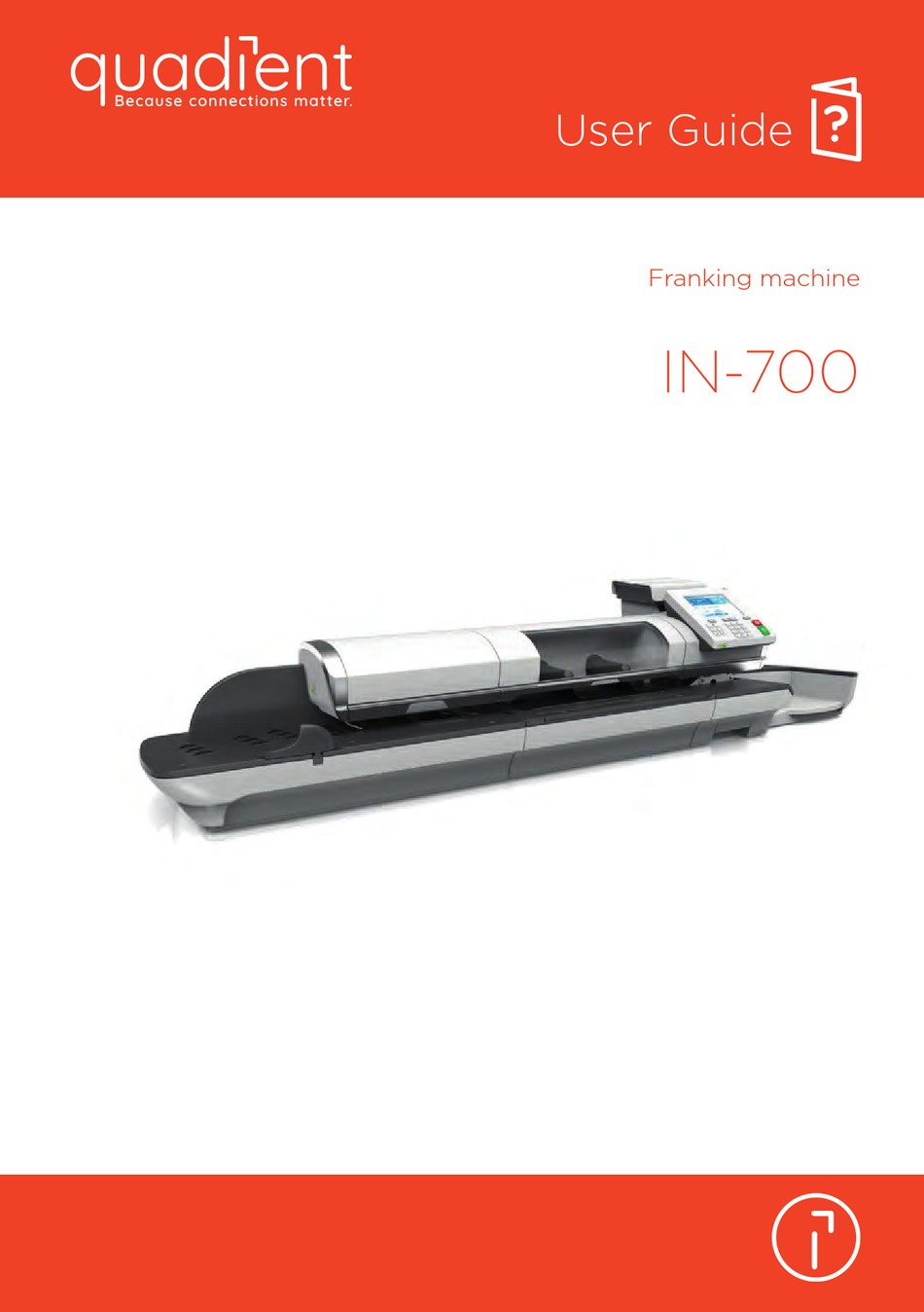 QUADIENT IN700 USER MANUAL Pdf Download ManualsLib
