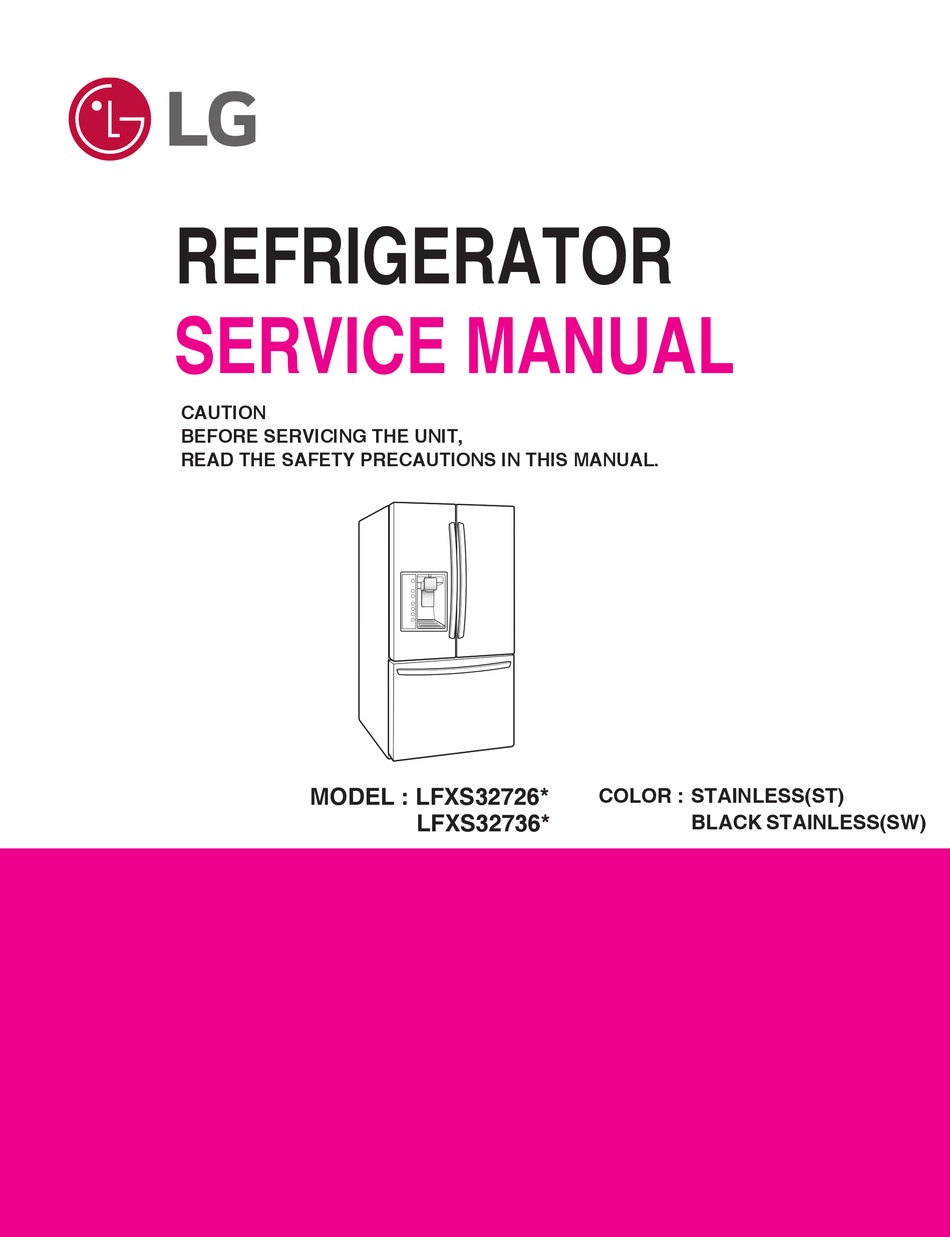 LG LFXS32726 SERIES SERVICE MANUAL Pdf Download | ManualsLib