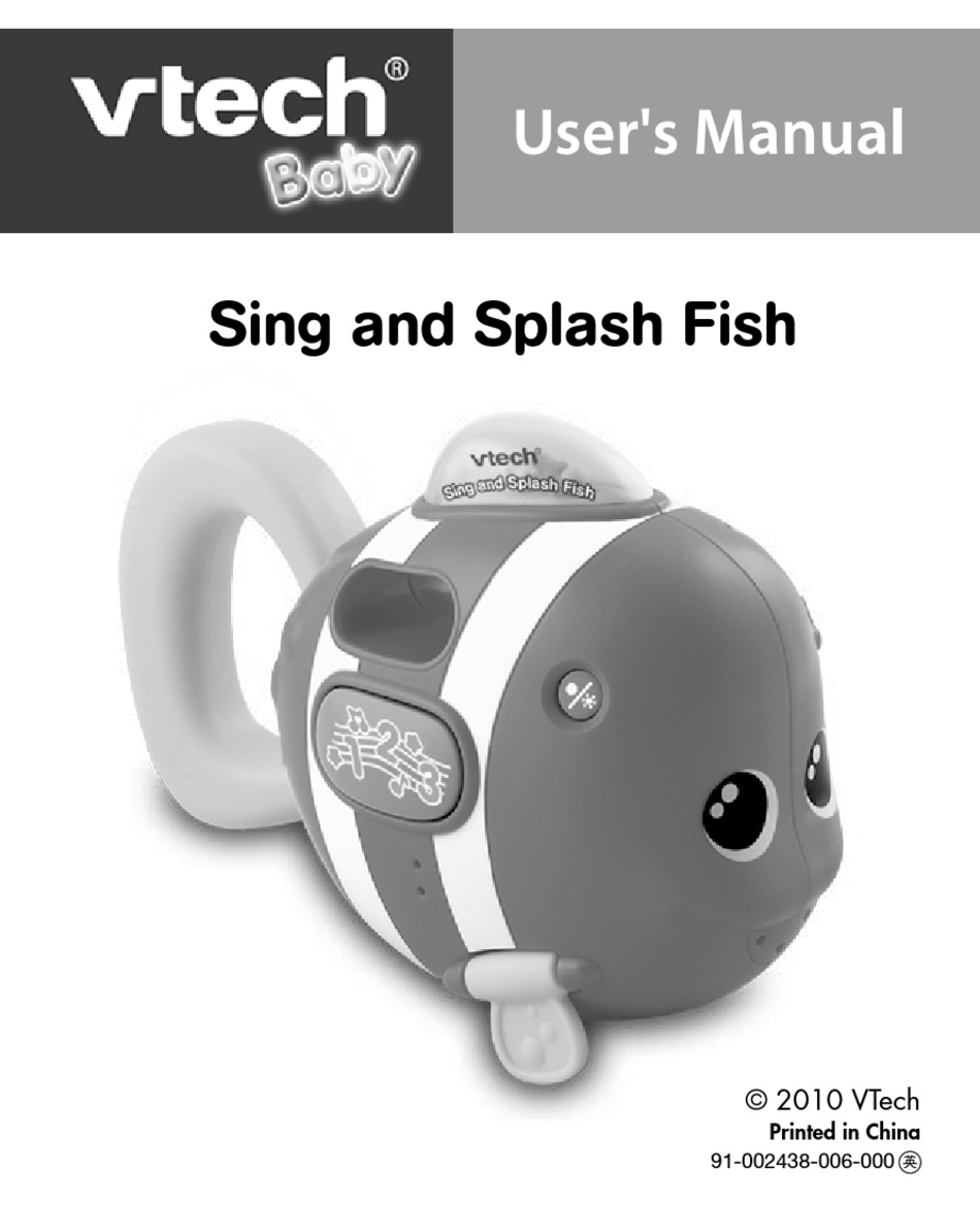 Vtech Sing And Splash Fish 
