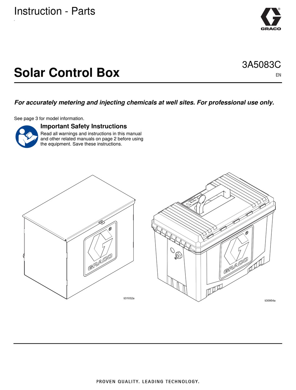 GRACO B52100 INSTRUCTIONS AND PARTS Pdf Download ManualsLib