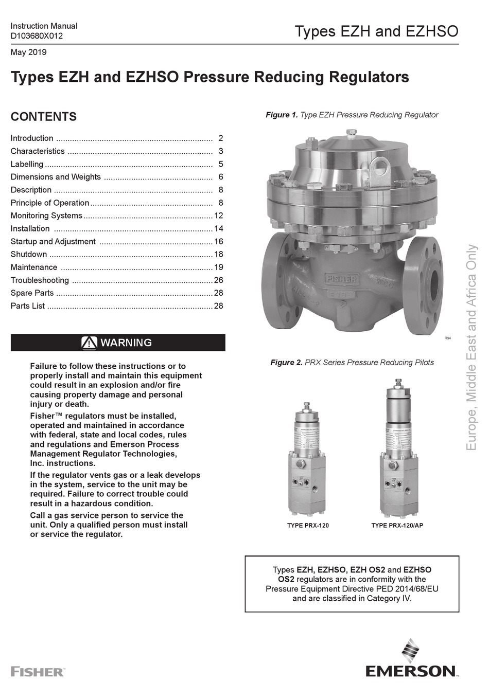 EMERSON FISHER EZH SERIES INSTRUCTION MANUAL Pdf Download | ManualsLib