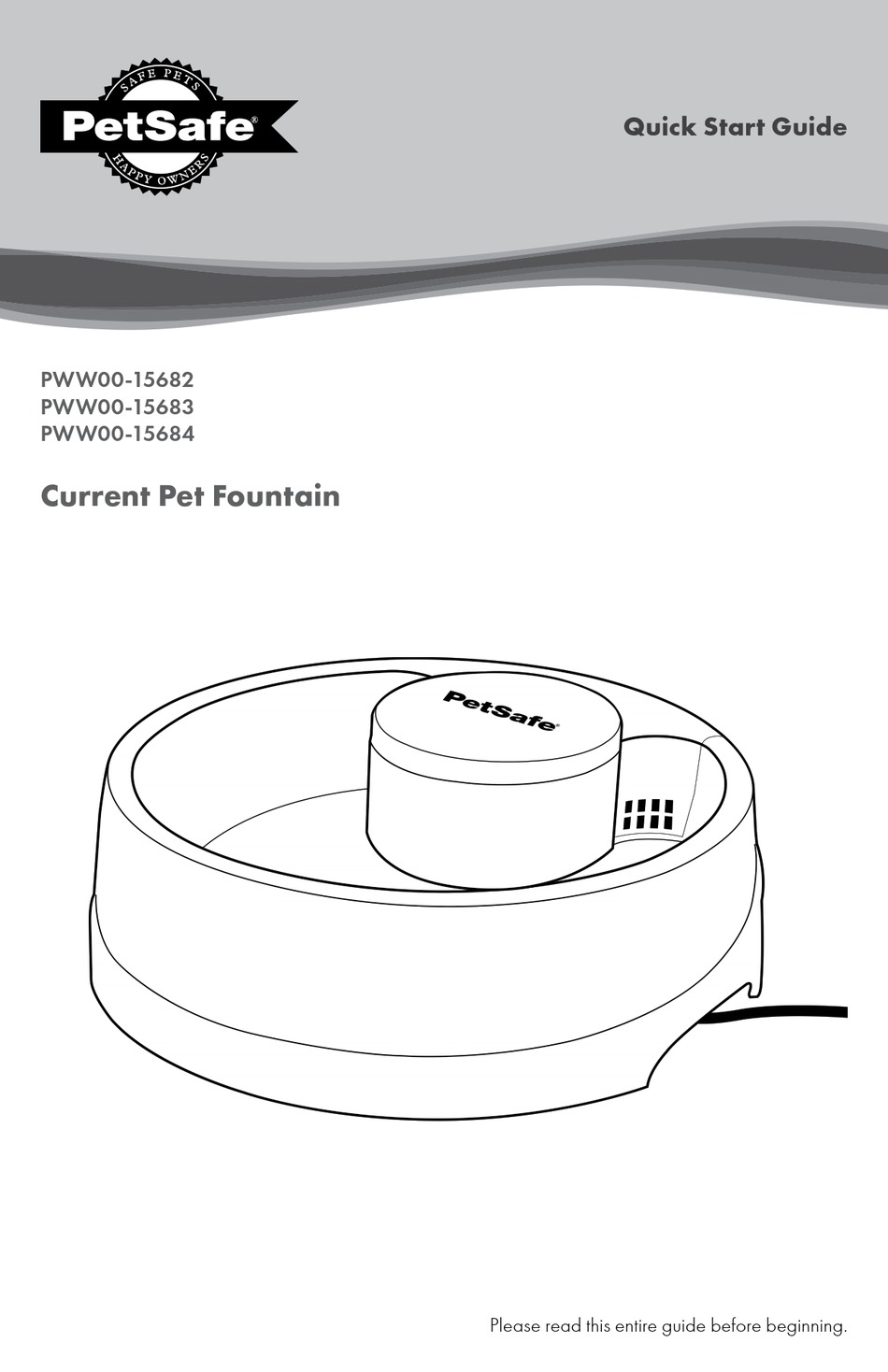 PETSAFE PWW0015682 QUICK START MANUAL Pdf Download ManualsLib