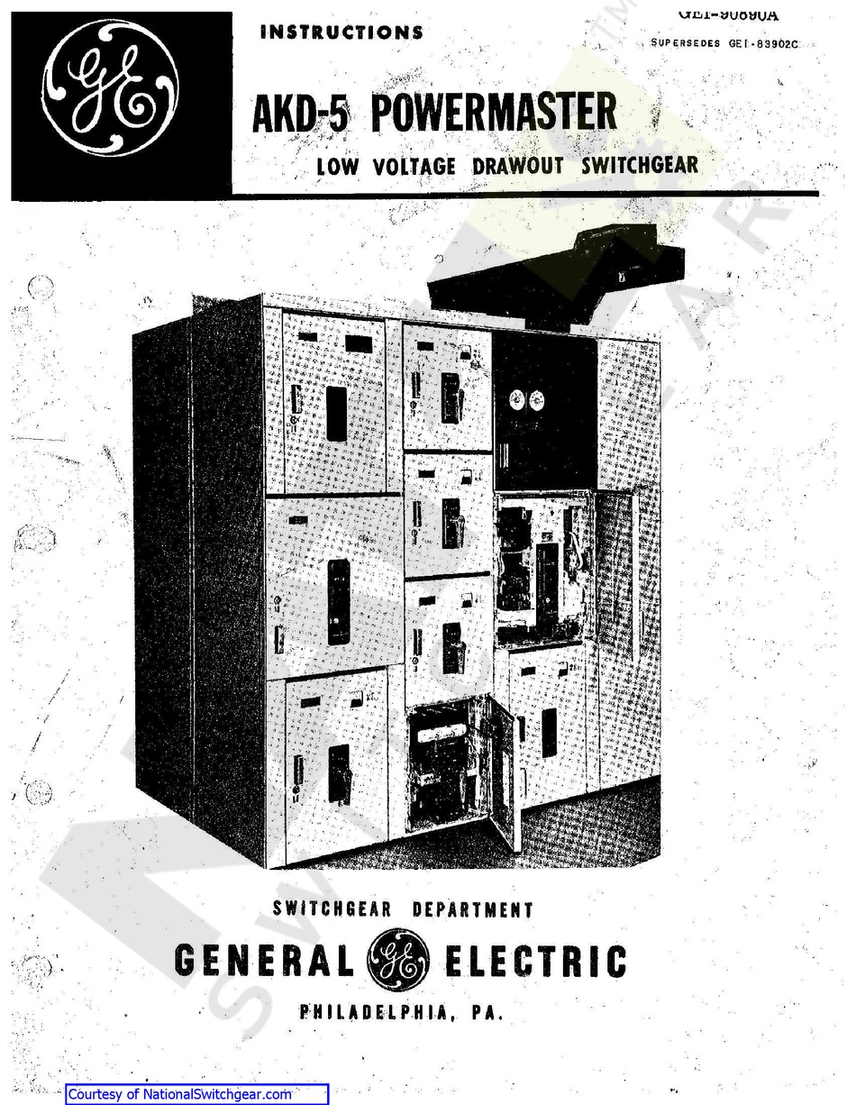 GE POWERMASTER AKD5 INSTRUCTIONS MANUAL Pdf Download ManualsLib