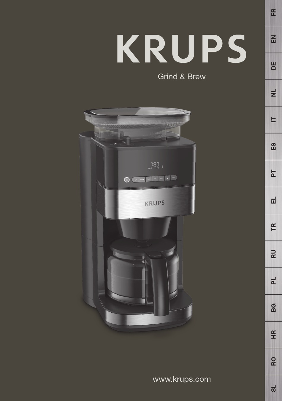 KRUPS GRIND & BREW KM8328 MANUAL Pdf Download ManualsLib