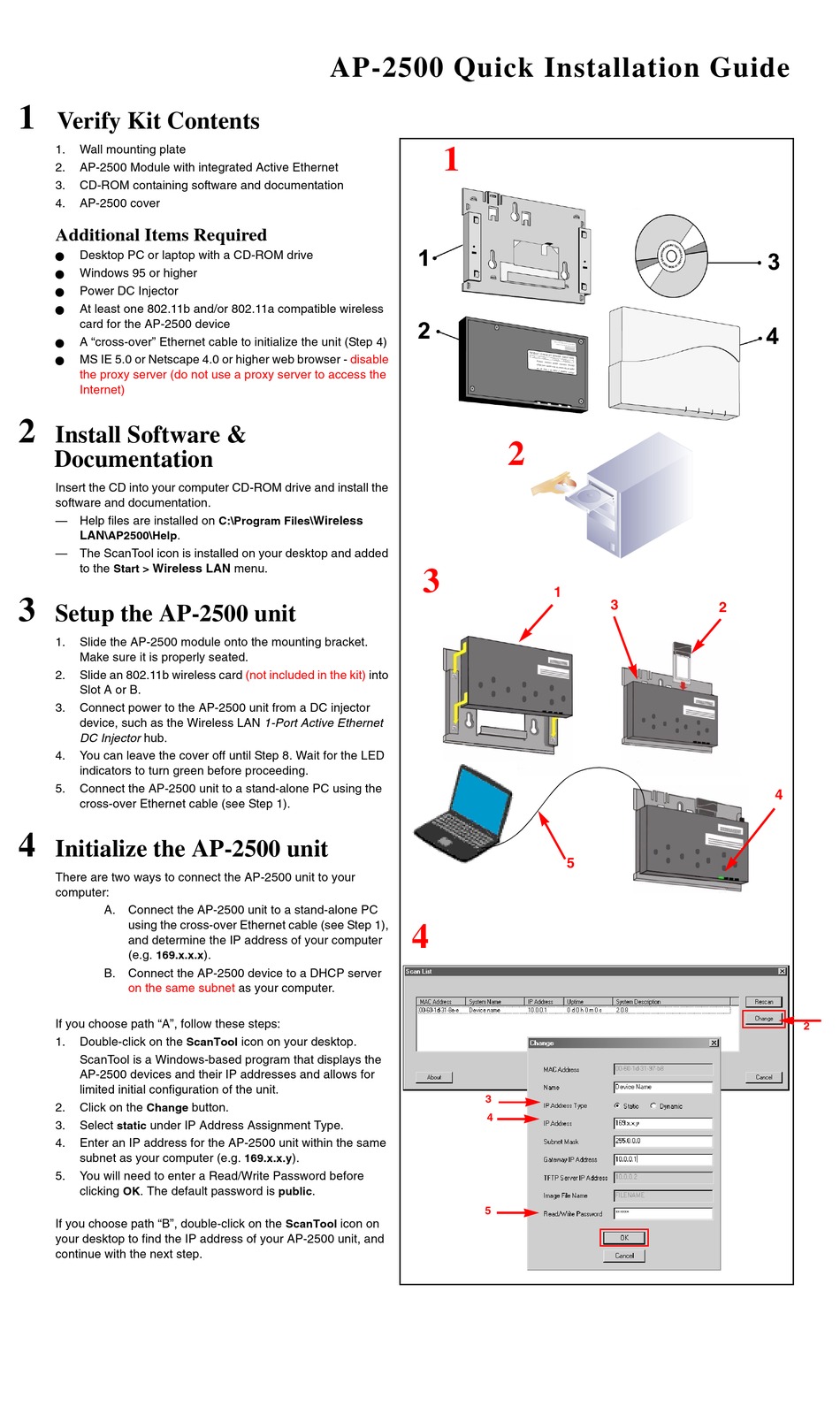 Proxim Ap 2500 Quick Installation Manual Pdf Download Manualslib