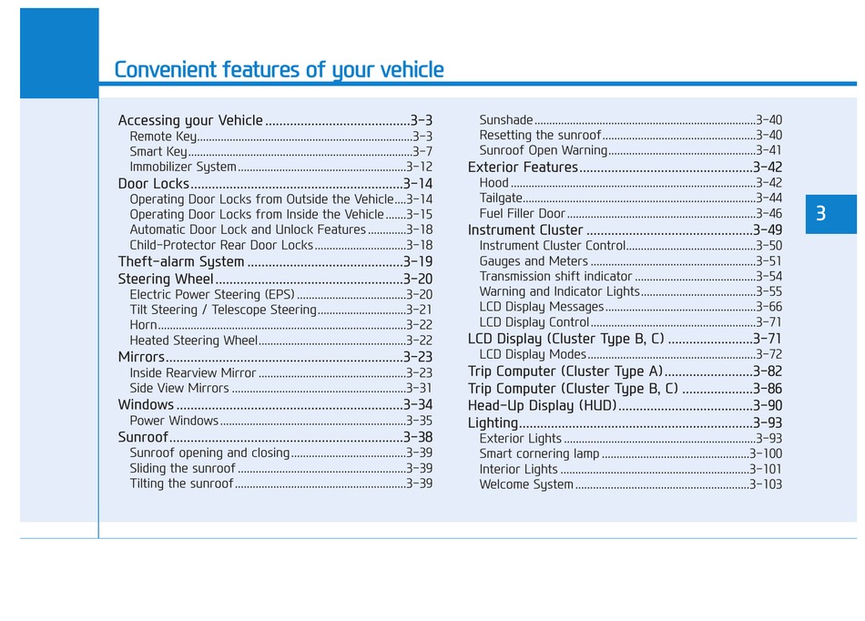 HYUNDAI KONA INSTRUCTIONS MANUAL Pdf Download ManualsLib