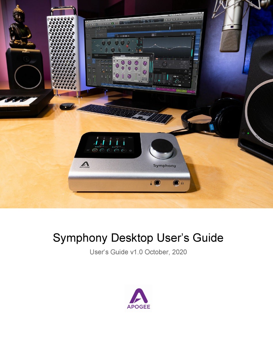APOGEE SYMPHONY DESKTOP USER MANUAL Pdf Download ManualsLib