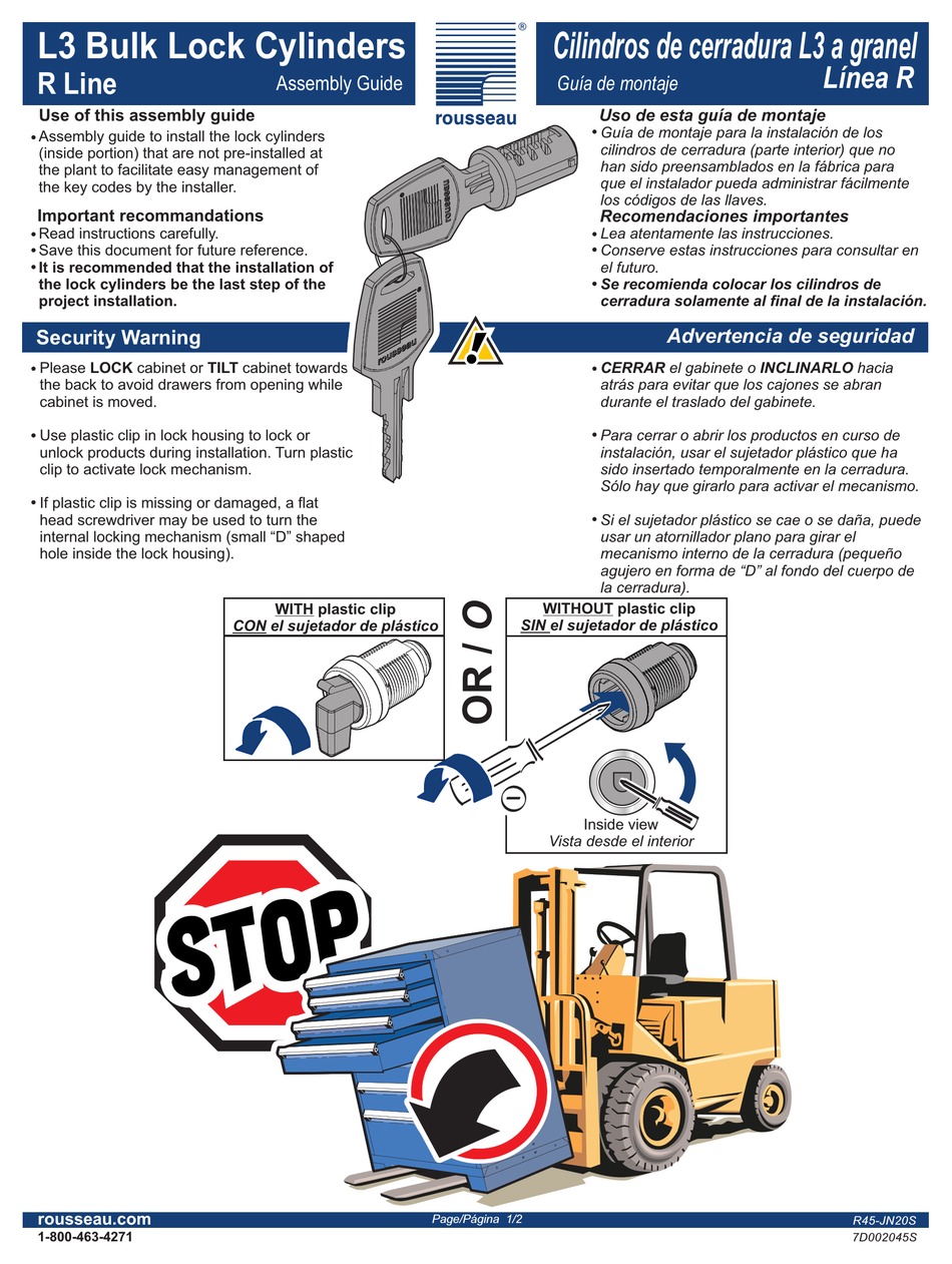 ROUSSEAU L3 ASSEMBLY MANUAL Pdf Download ManualsLib