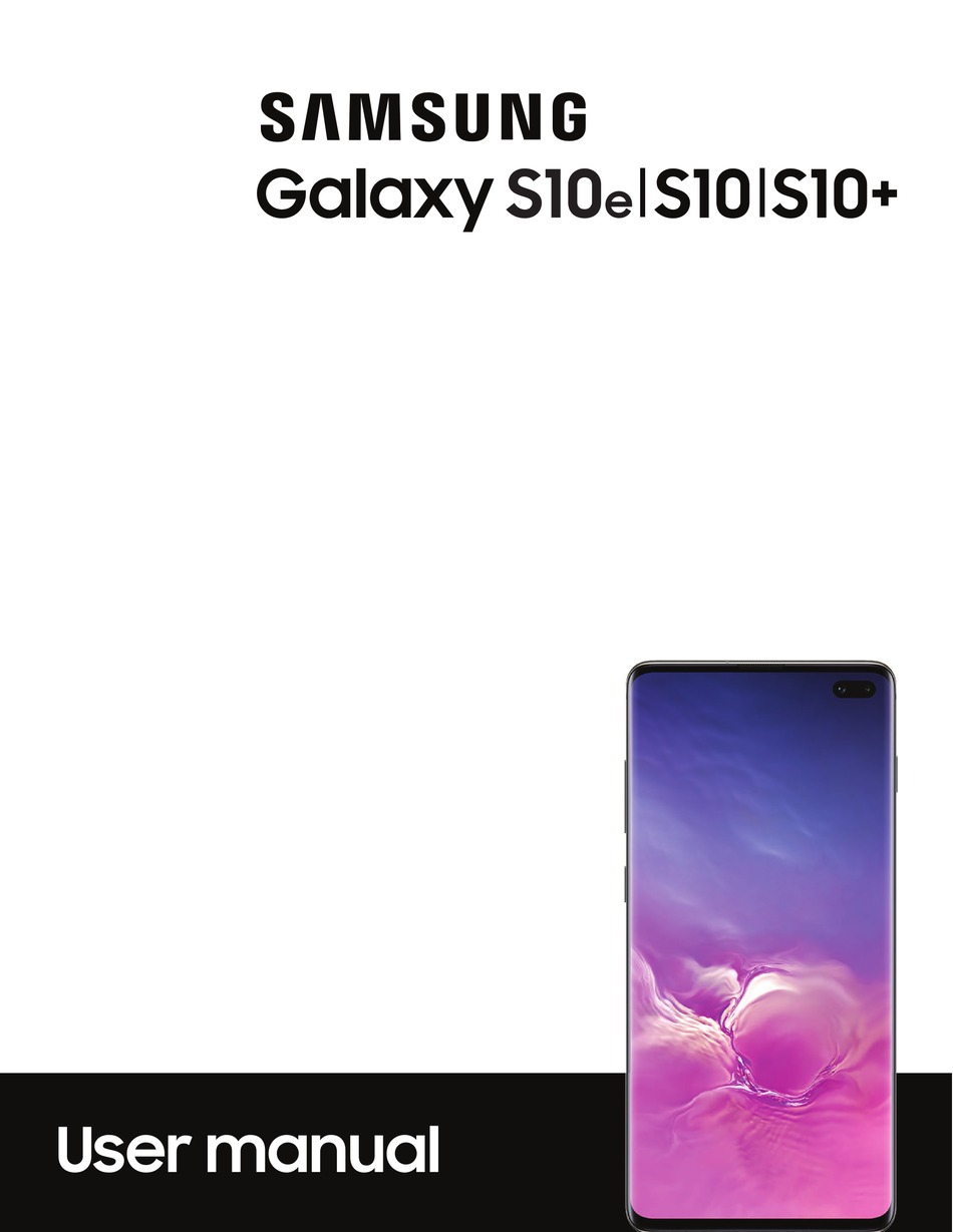 SAMSUNG GALAXY S10E USER MANUAL Pdf Download | ManualsLib