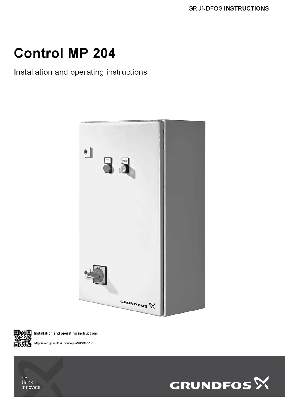 GRUNDFOS MP 204 INSTALLATION AND OPERATING INSTRUCTIONS MANUAL Pdf ...