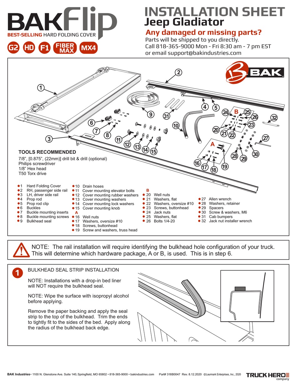 BAK BAKFLIP INSTALLATION SHEET Pdf Download ManualsLib