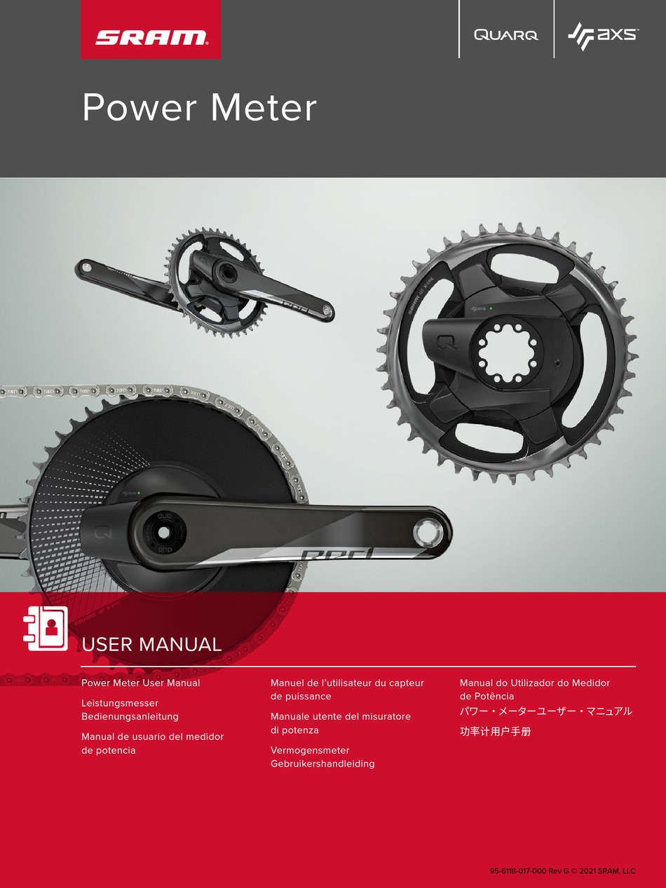 SRAM QUARQ USER MANUAL Pdf Download ManualsLib