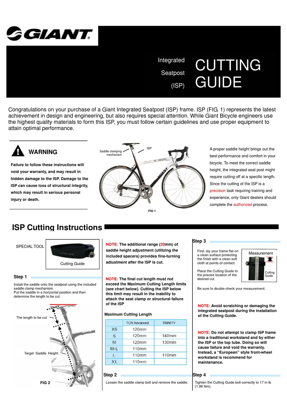 integrated seatpost